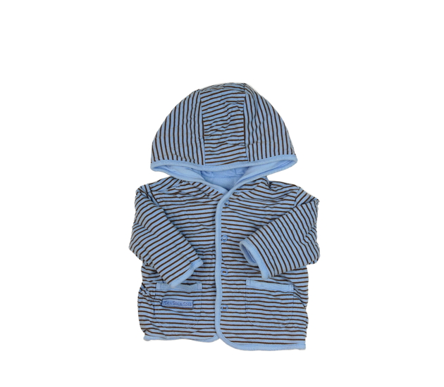 Modrá pruhovaná mikinka 