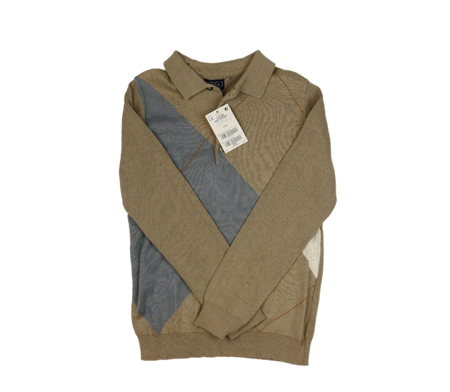 Nový hnědý svetr s límečkem Next