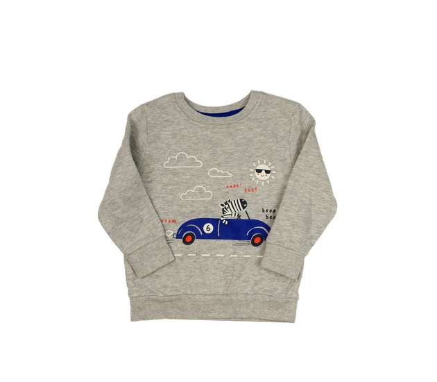 Šedá melírovaná mikina George