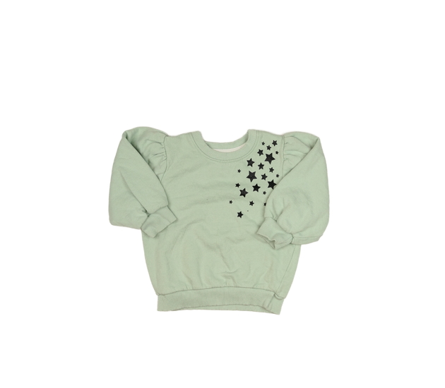 Zelená mikina s hvězdami 