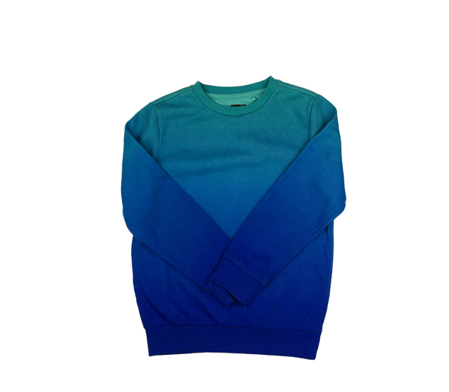 Modrá mikina s barevným přechodem F&F