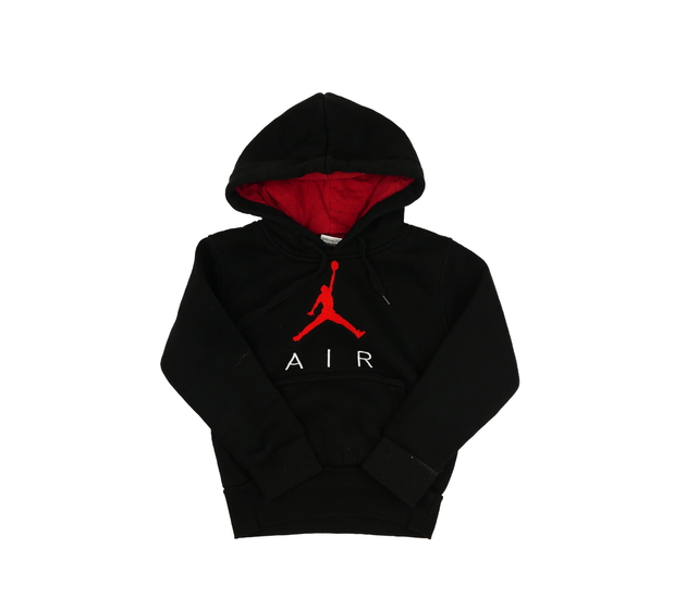 Černá mikina se sportovcem 