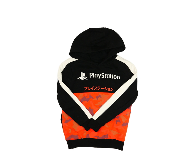 Černo-bílo-červená mikina PlayStation George