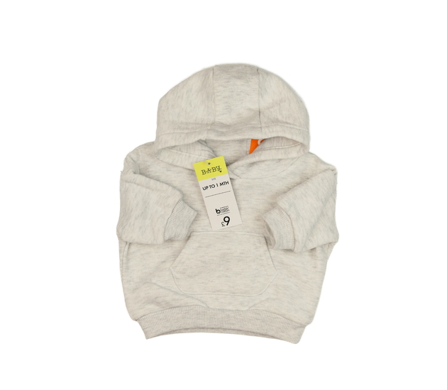 Nová šedá melírovaná mikina 