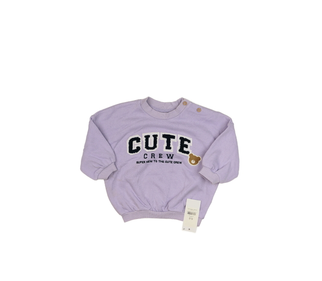 Nová fialová mikina s nápisem George