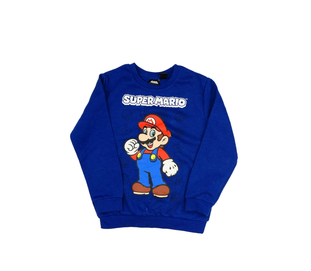 Tmavě modrá mikina Super Mario Primark
