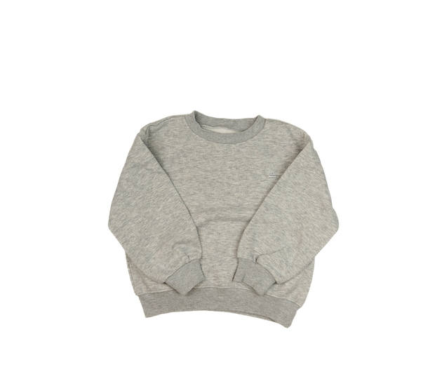 Šedá melírovaná mikina 