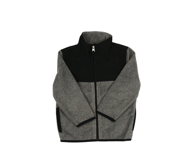 Šedo-černá mikina 