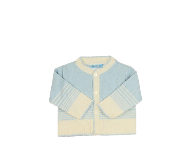 Modro-bílý svetřík 