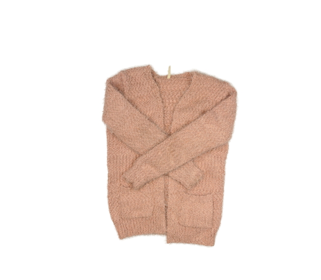 Růžový žinylkový kardigan Primark 