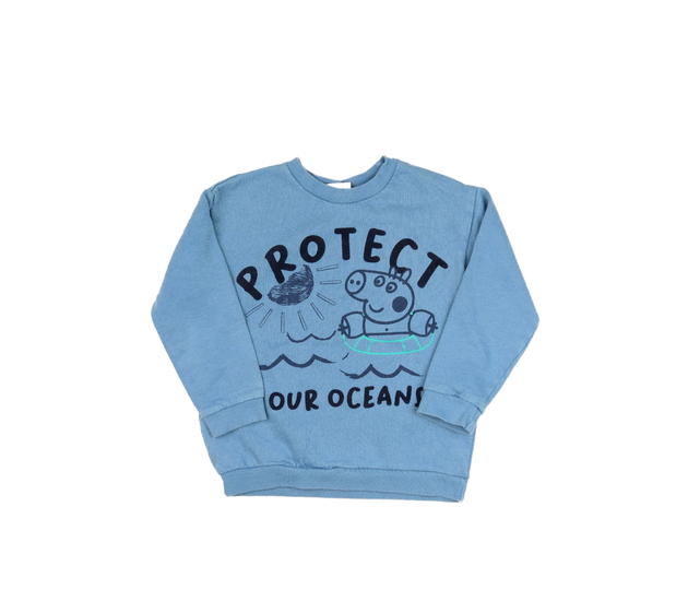 Modrá mikina Prasátko Pepa George