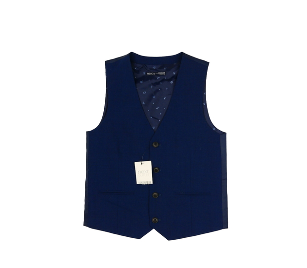 Nová tmavě modrá společenská vesta Next