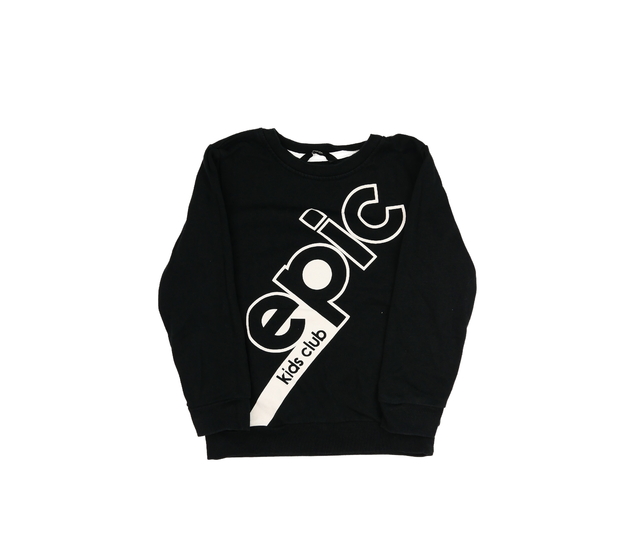 Černá mikina s nápisem George 