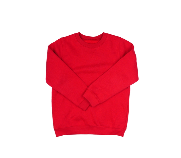 Červená mikina 