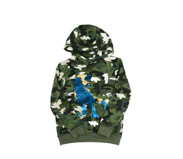 Zelená mikina s dinosaury Next