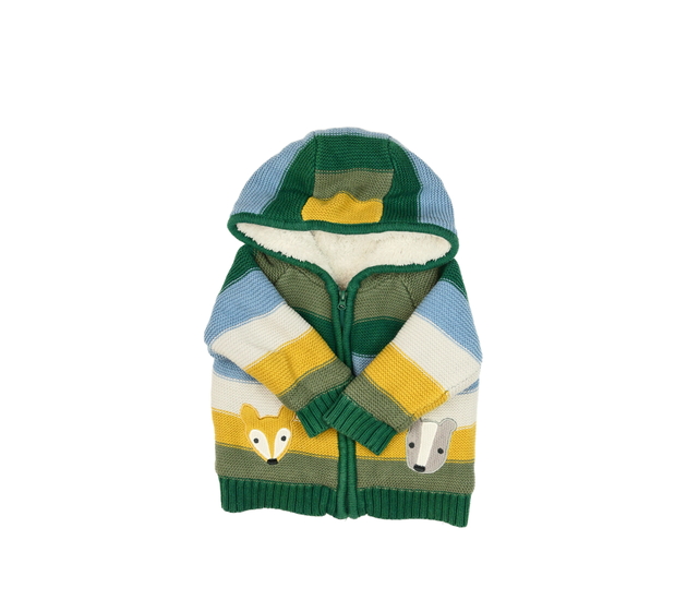 Pruhovaný zimní svetřík Nutmeg