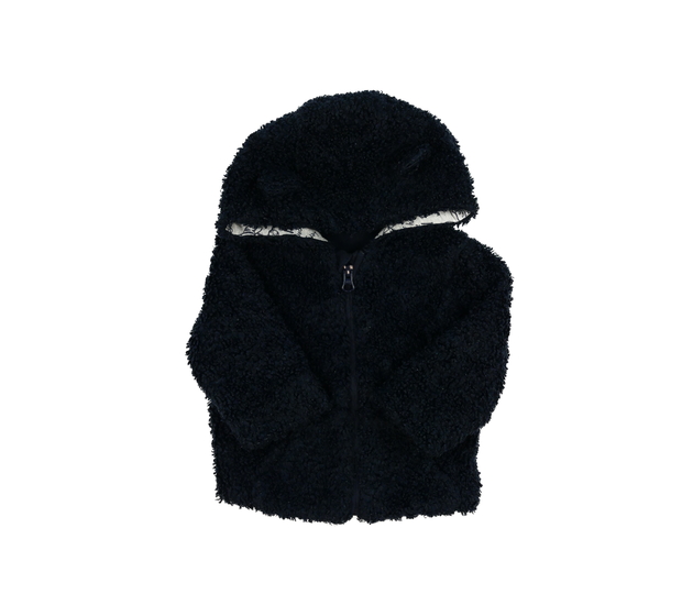 Tmavě modrá mikina beránkový chlup George