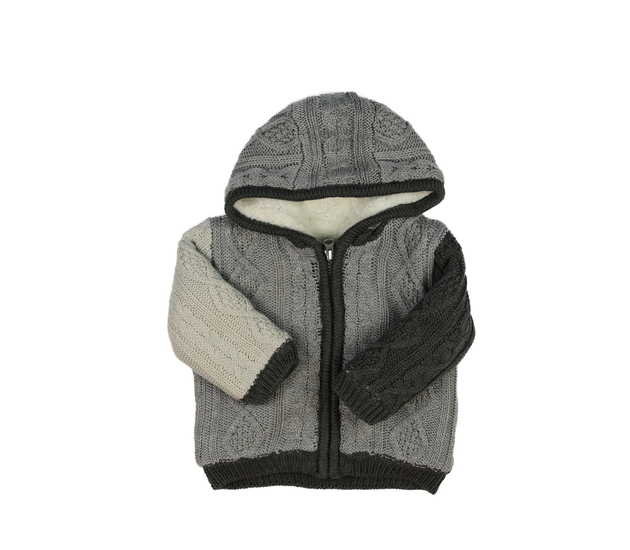 Šedý zimní svetr Nutmeg