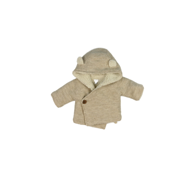 Hnědý zimní svetr 