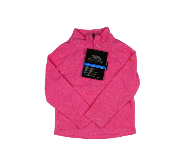 Nová růžová fleecová mikina Trespass