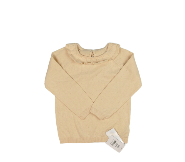 Nový hnědý svetřík s volánky George