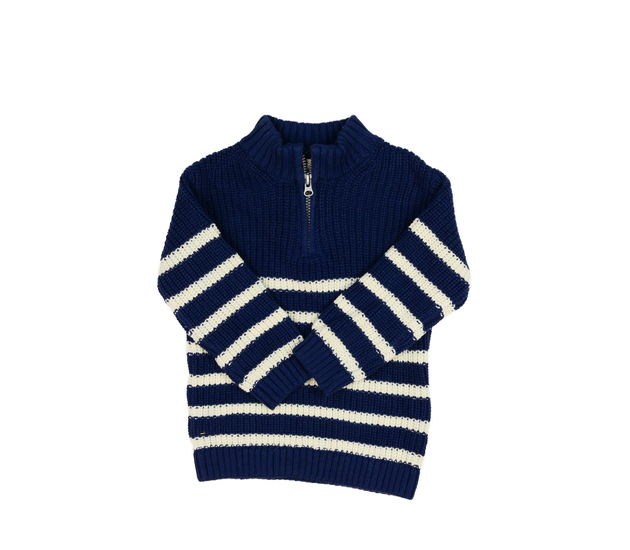 Modro-bílý svetr M&S