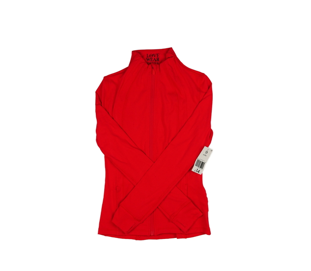 Nová červená sportovní mikina 