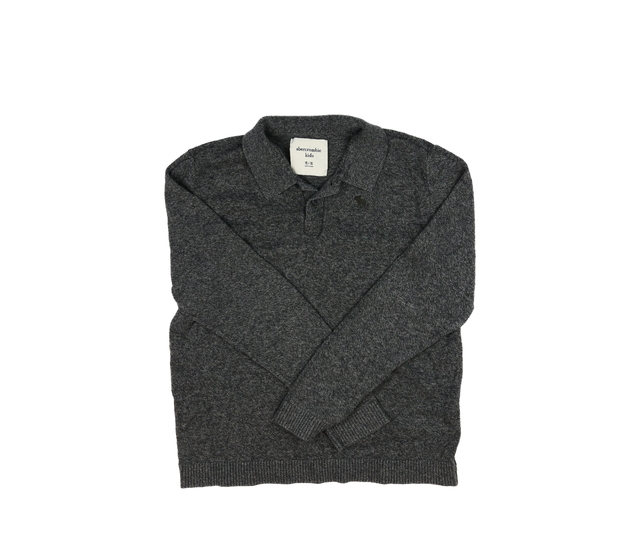 Šedý svetr s límečkem vel. 176 