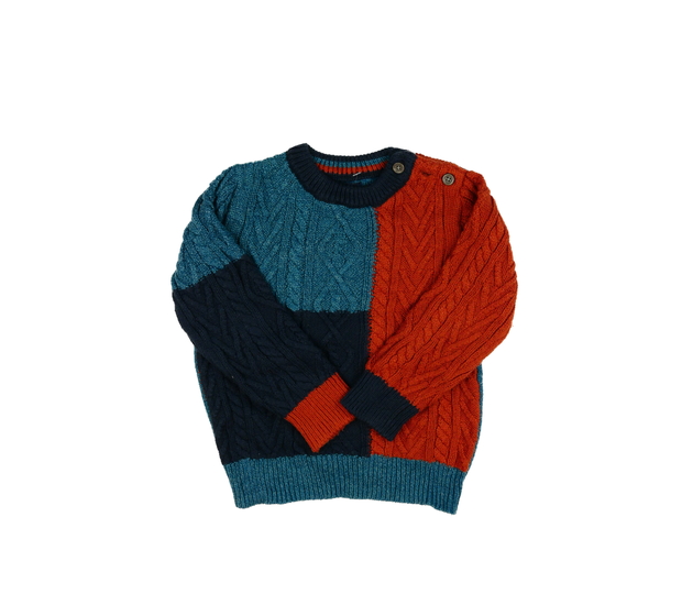 Vícebarevný přízový vzorovaný svetr Next