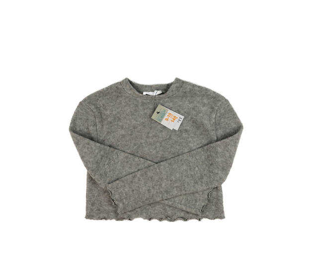 Nová šedá crop mikina žinylková Primark 