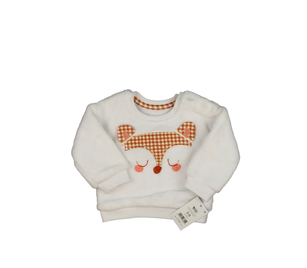 Nová bílá mikina se zvířátkem George