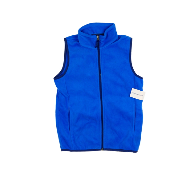 Nová modrá fleecová vesta 
