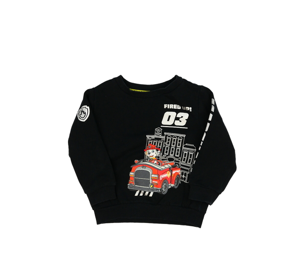 Černá mikina Tlapková Patrola 