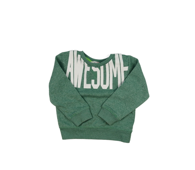 Zelená melírovaná mikina H&M