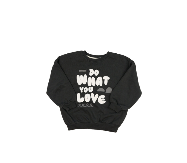 Šedá mikina s nápisem George