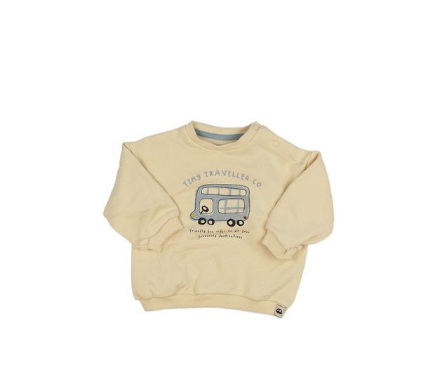 Hnědá mikina s autobusem F&F