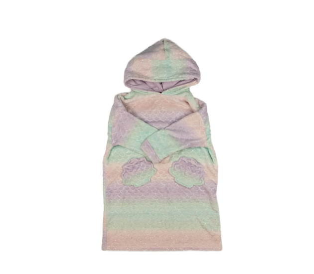 Fialovo-modrá oversize volnočasová mikina Tu