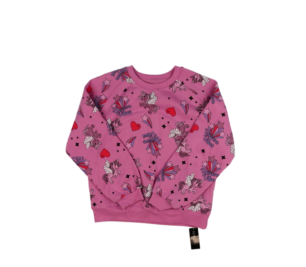 Nová růžová mikina s jednorožcem 