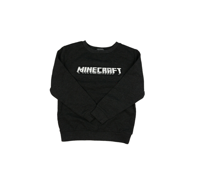 Šedá mikina Minecraft Next