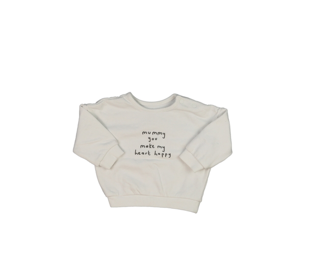 Bílá mikina s nápisem George