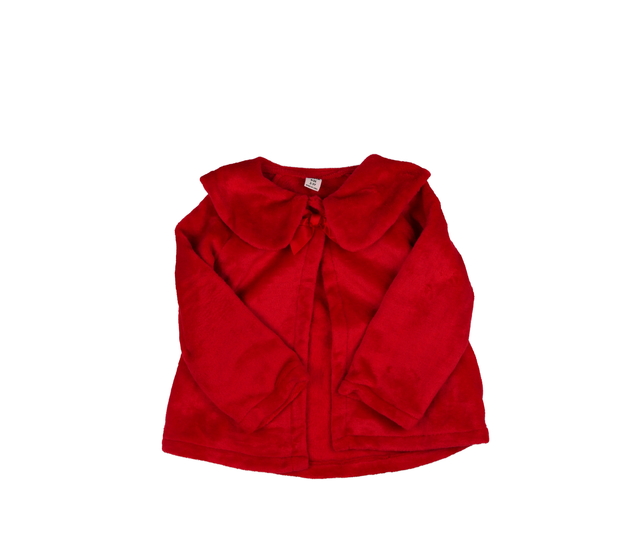 Červený hebký kabátek  