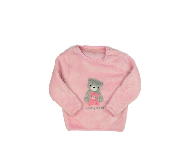 Růžová mikina s medvídky Nutmeg