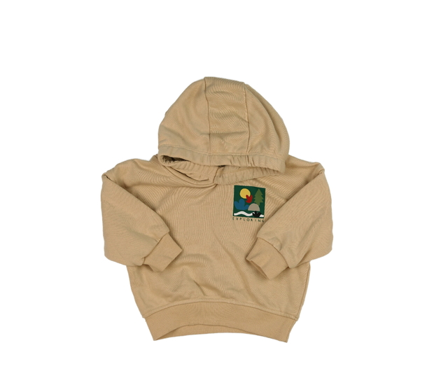 Hnědá mikina s obrázkem Primark 