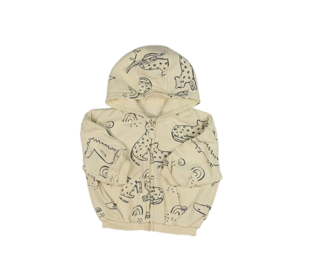 Krémová mikina se zvířátky George