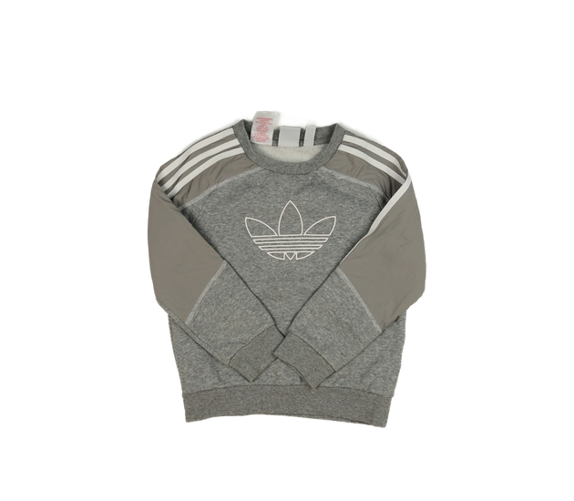 Šedá melírovaná mikina Adidas 