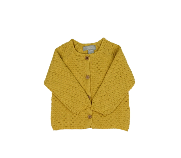 Žlutý propínací svetr Primark 