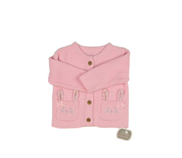 Nový růžový svetr s kapsičkami Nutmeg 