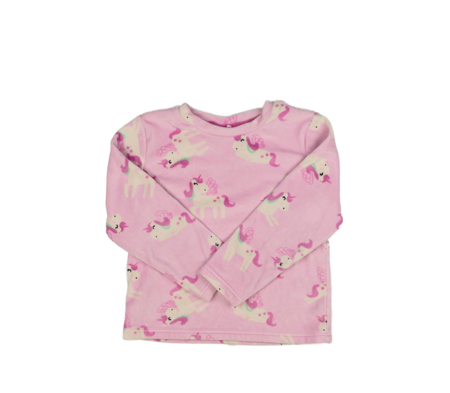 Růžová hebká mikina s jednorožci George