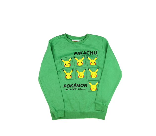 Zelená mikina Pikachu Pokémon George