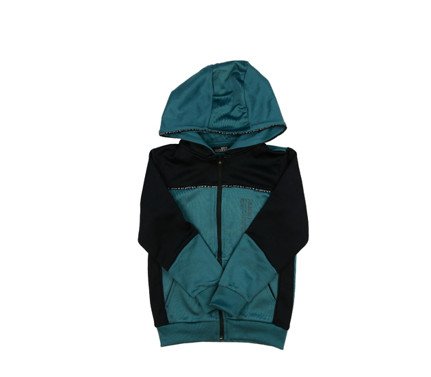 Modro-černá mikina 